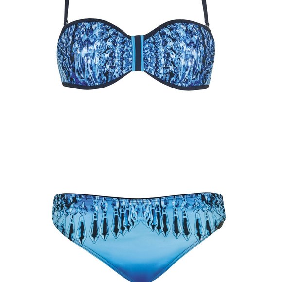 ‼️SALE ‼️ Sunflair NWT Diamond Strapless Bikini Set Size 10 - Picture 1 of 6